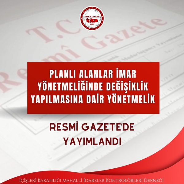 14 Ocak 2026 tarihli ve 33137 sayılı Resmî Gazete’de yayımlanan Planlı Alanlar İmar Yönetmeliğinde Değişiklik Yapılmasına Dair Yönetmelik